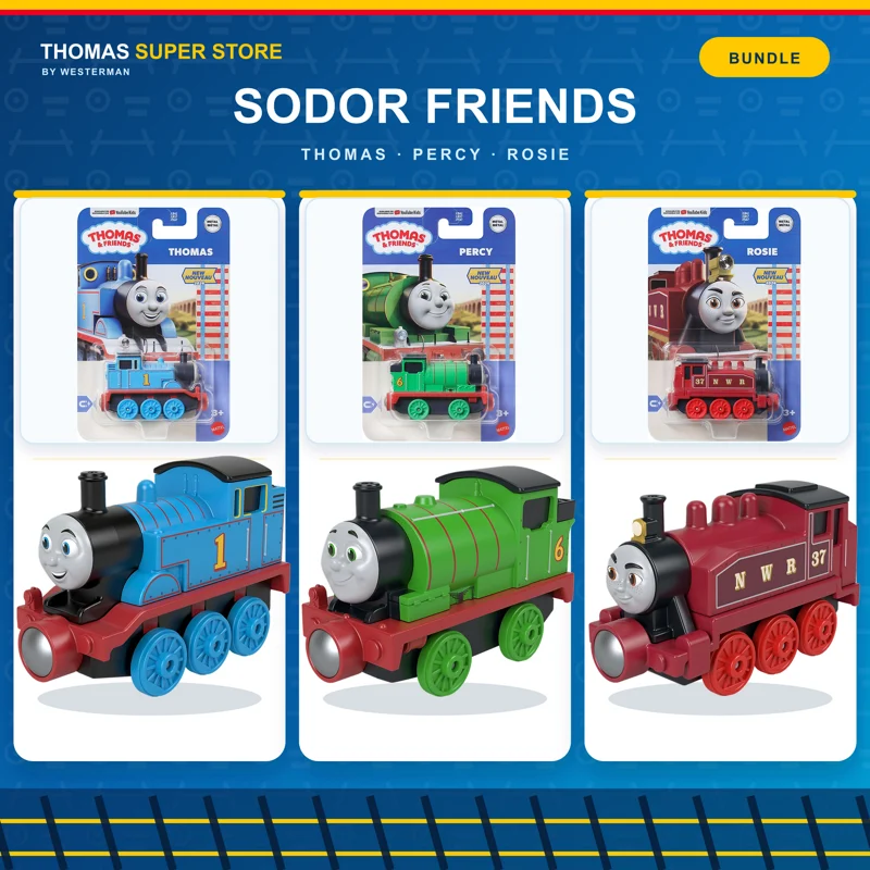 Sodor-vrienden bundel met Thomas, Percy en Rosie in originele verpakkingen