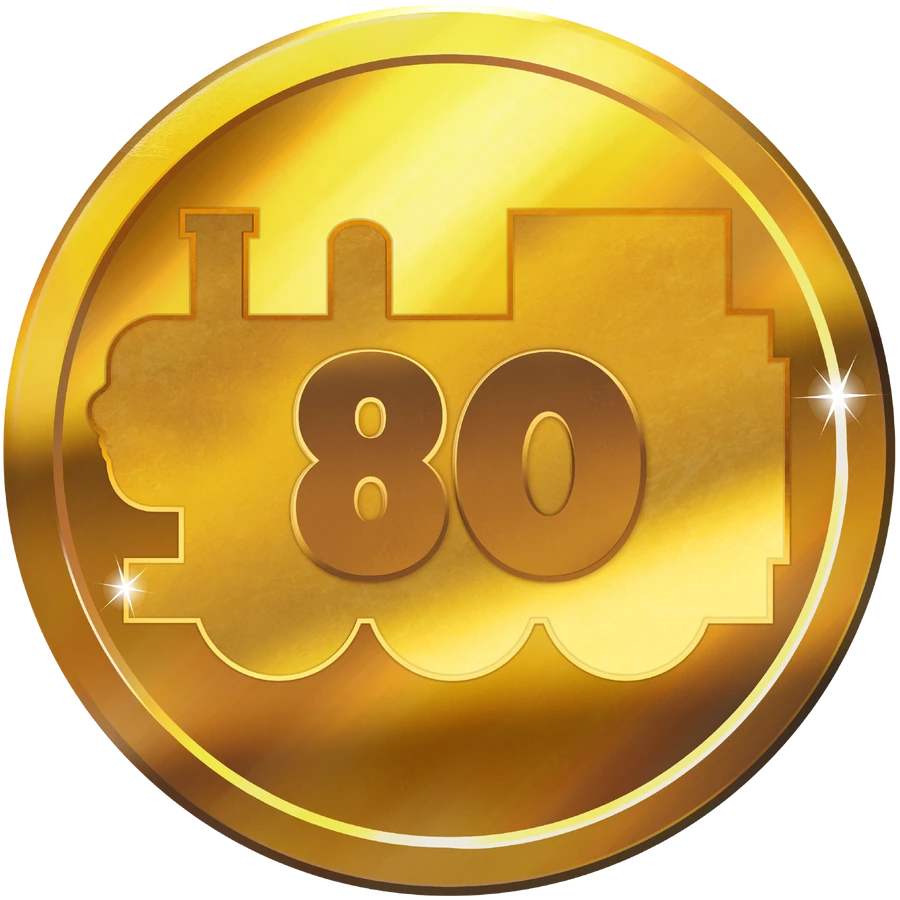 Officieel 80th Anniversary-logo uit 2025