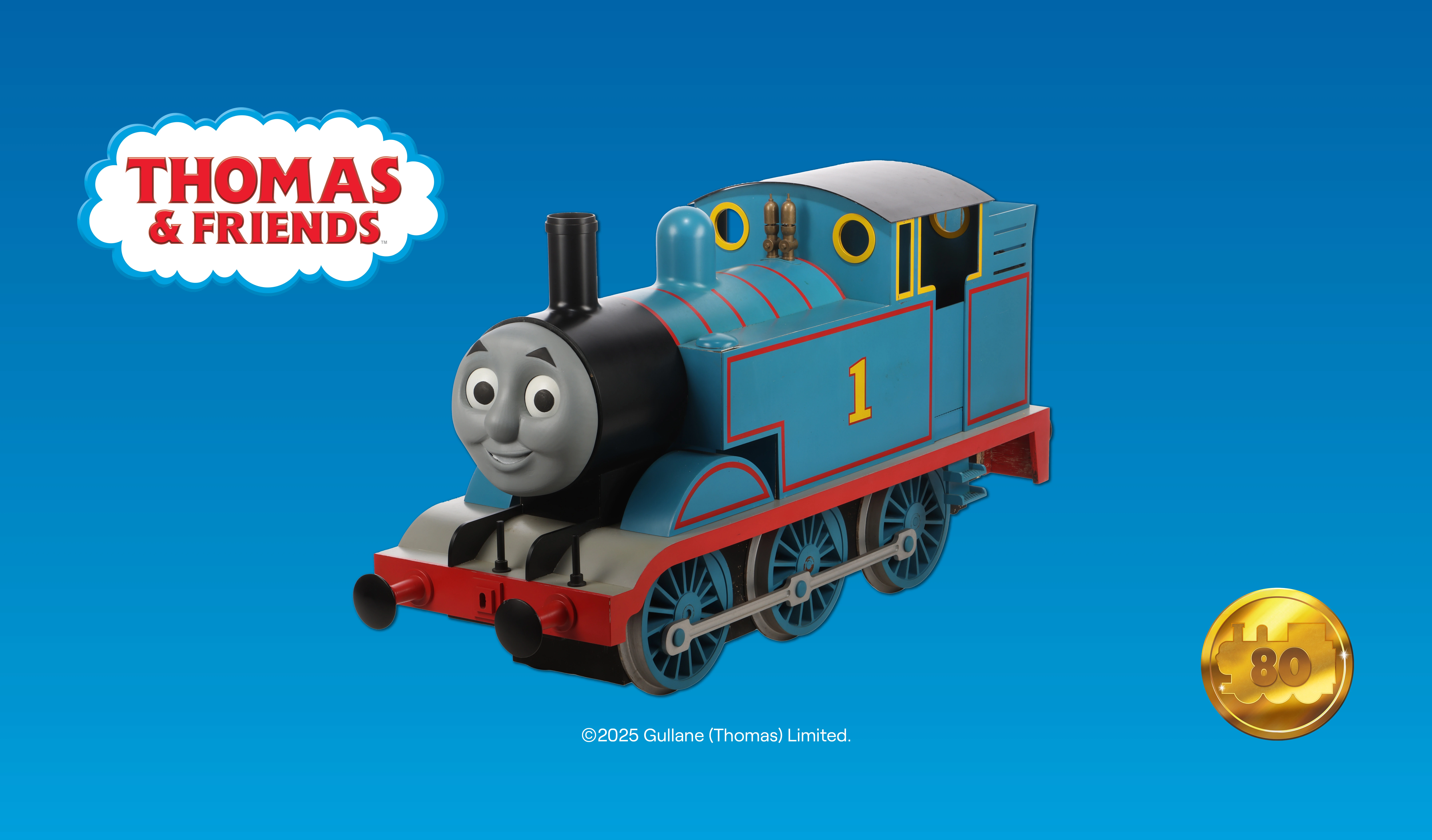 Thomas & Friends 80th anniversary visual