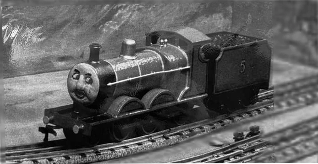 James model uit de BBC-uitzending The Three Railway Engines uit 1953