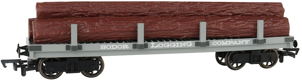 Bachmann OO/HO 77004 Flat with Logs Sodor Logging