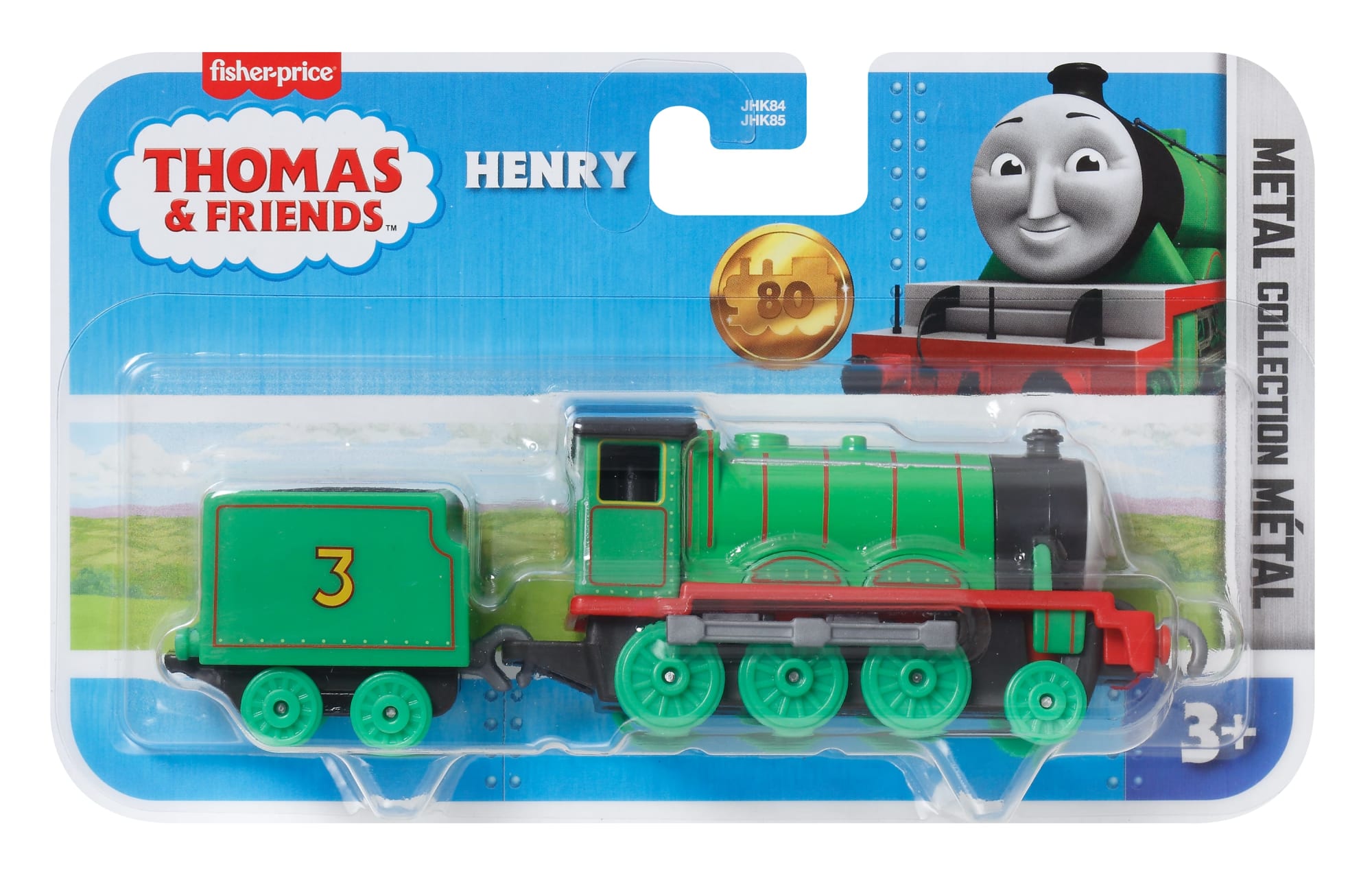 Classic Henry Large Die-Cast Push-Along Engine