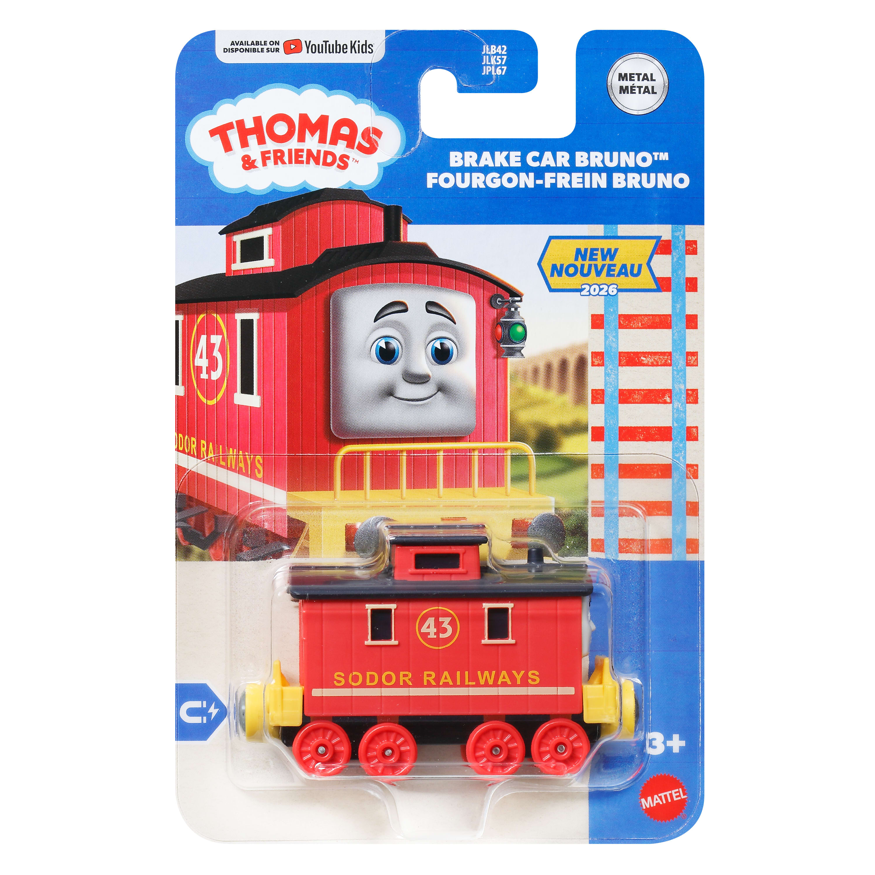 Bruno Easy Connect Die-Cast Push-Along Brake Car