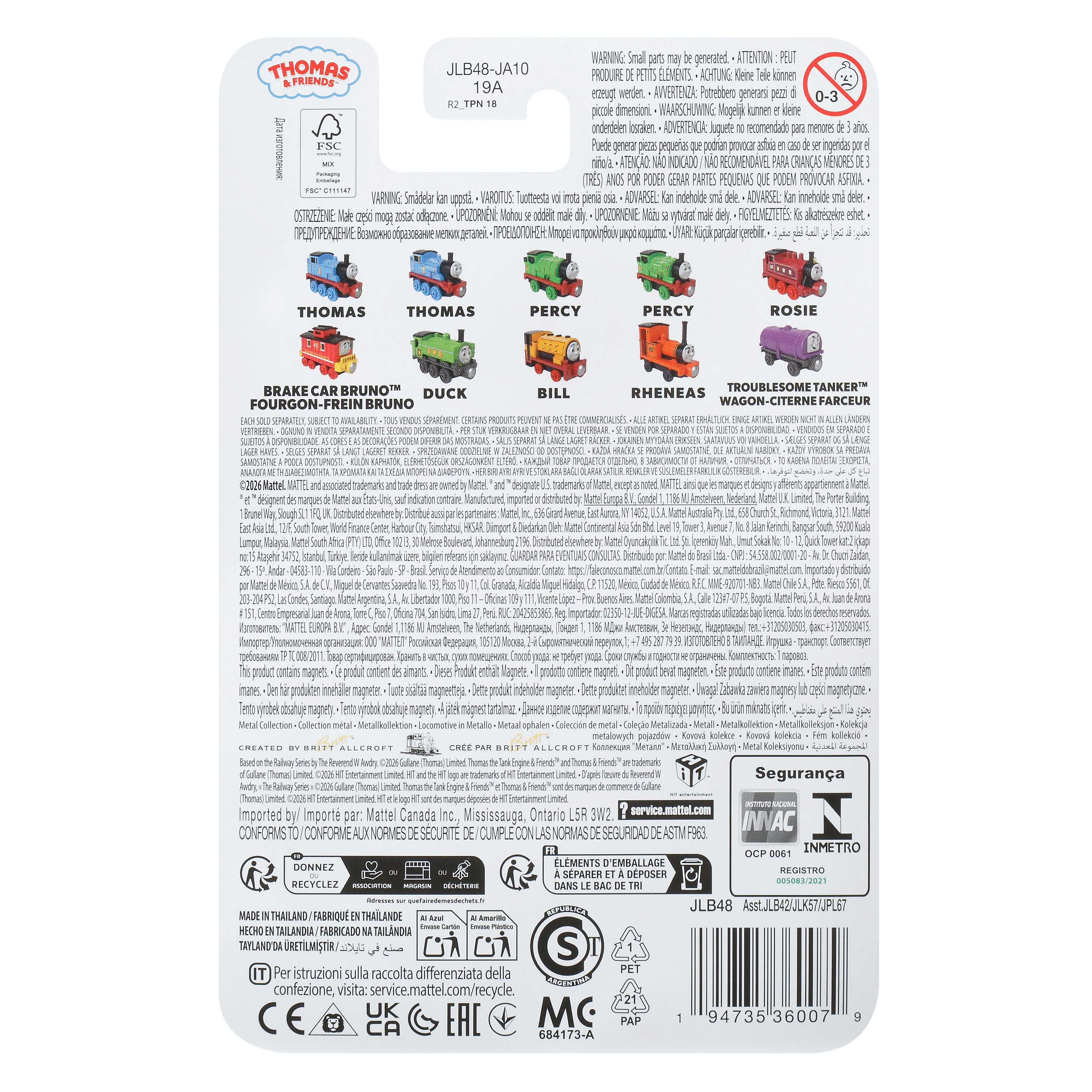Bruno Easy Connect Die-Cast Push-Along Brake Car — productfoto 2