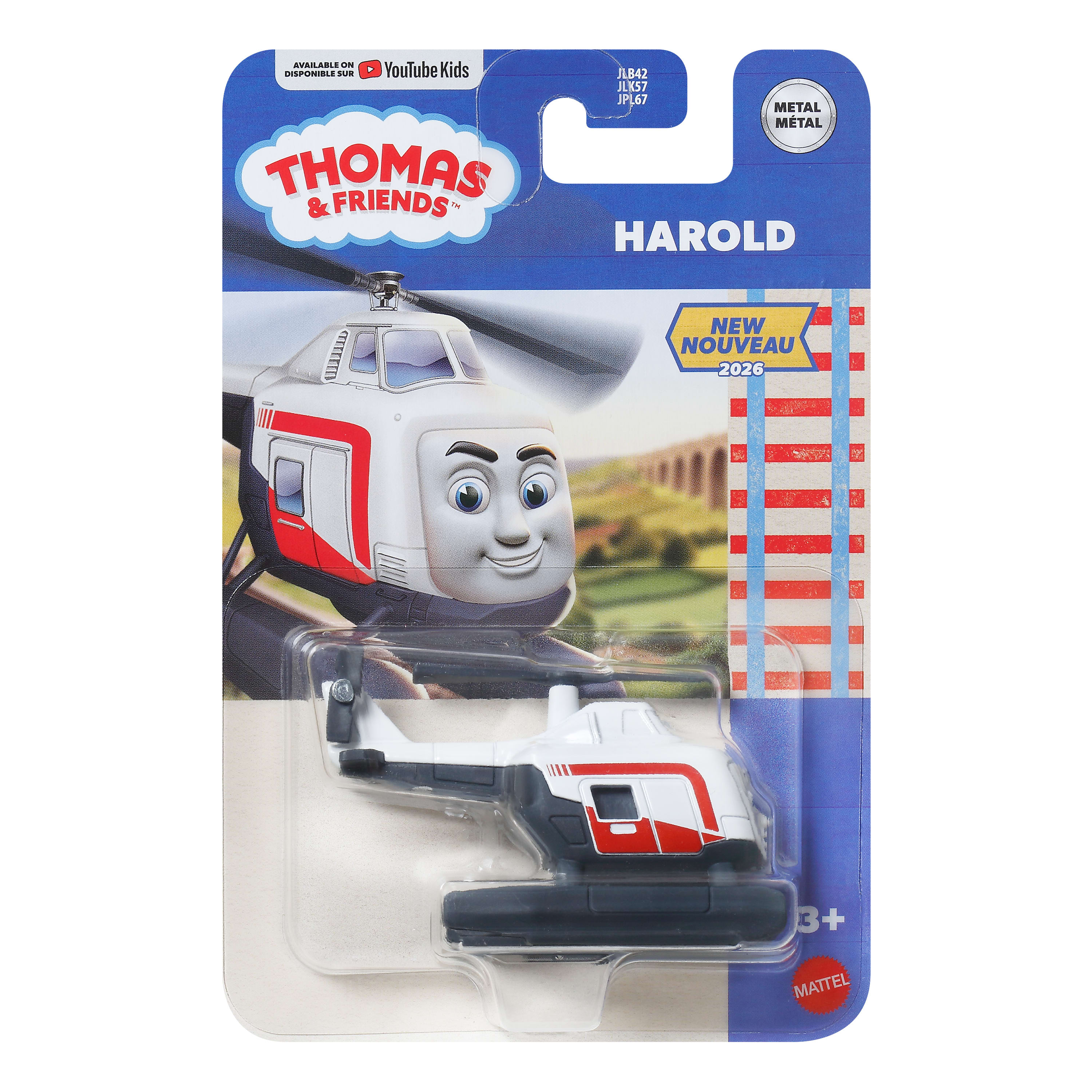 Harold Easy Connect Die-Cast Push-Along Helicopter