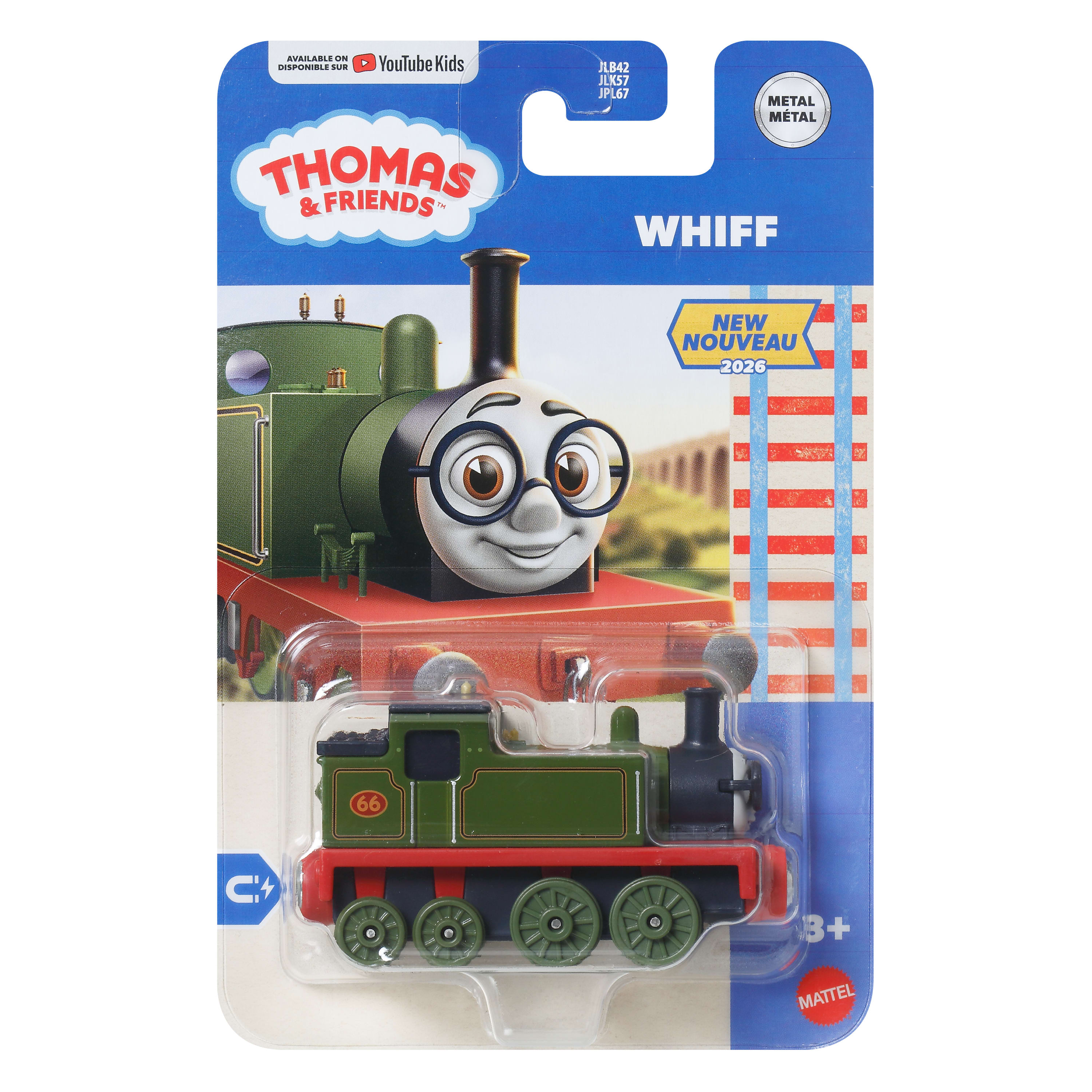 Whiff Easy Connect Die-Cast Push-Along Engine