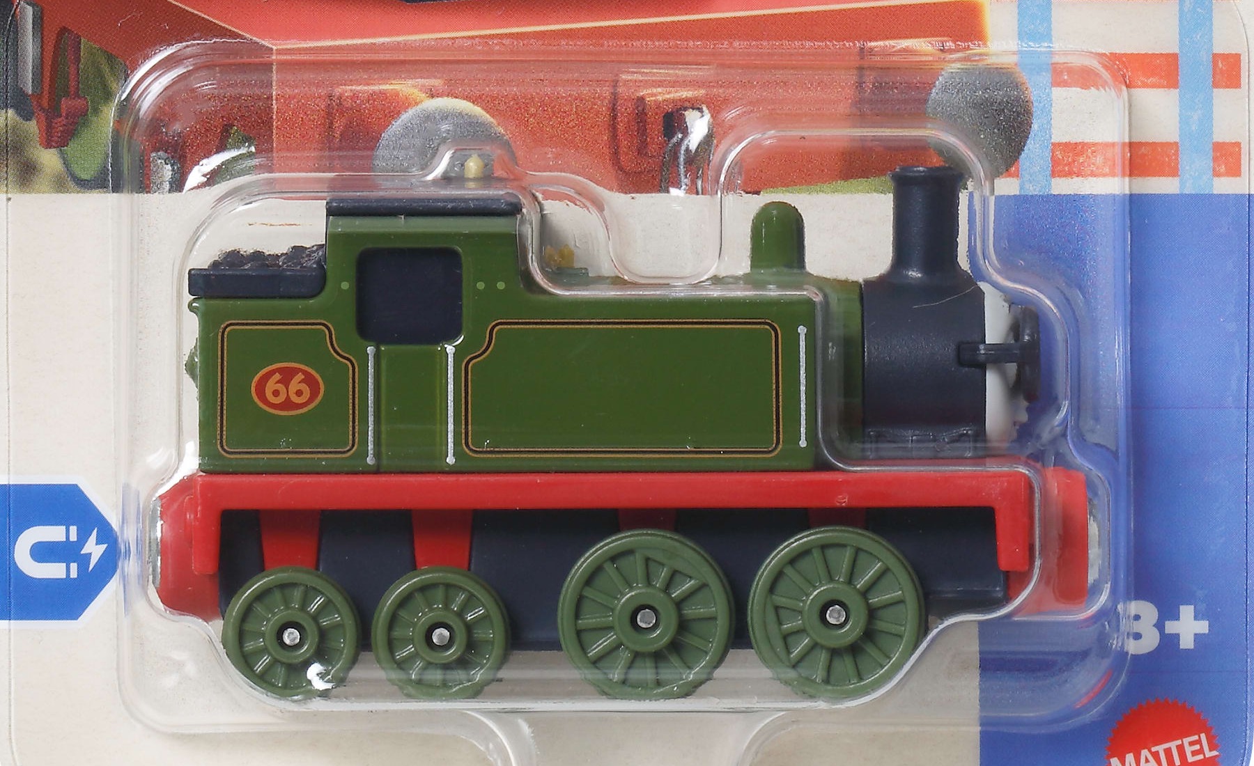 Whiff Easy Connect Die-Cast Push-Along Engine — productfoto 2