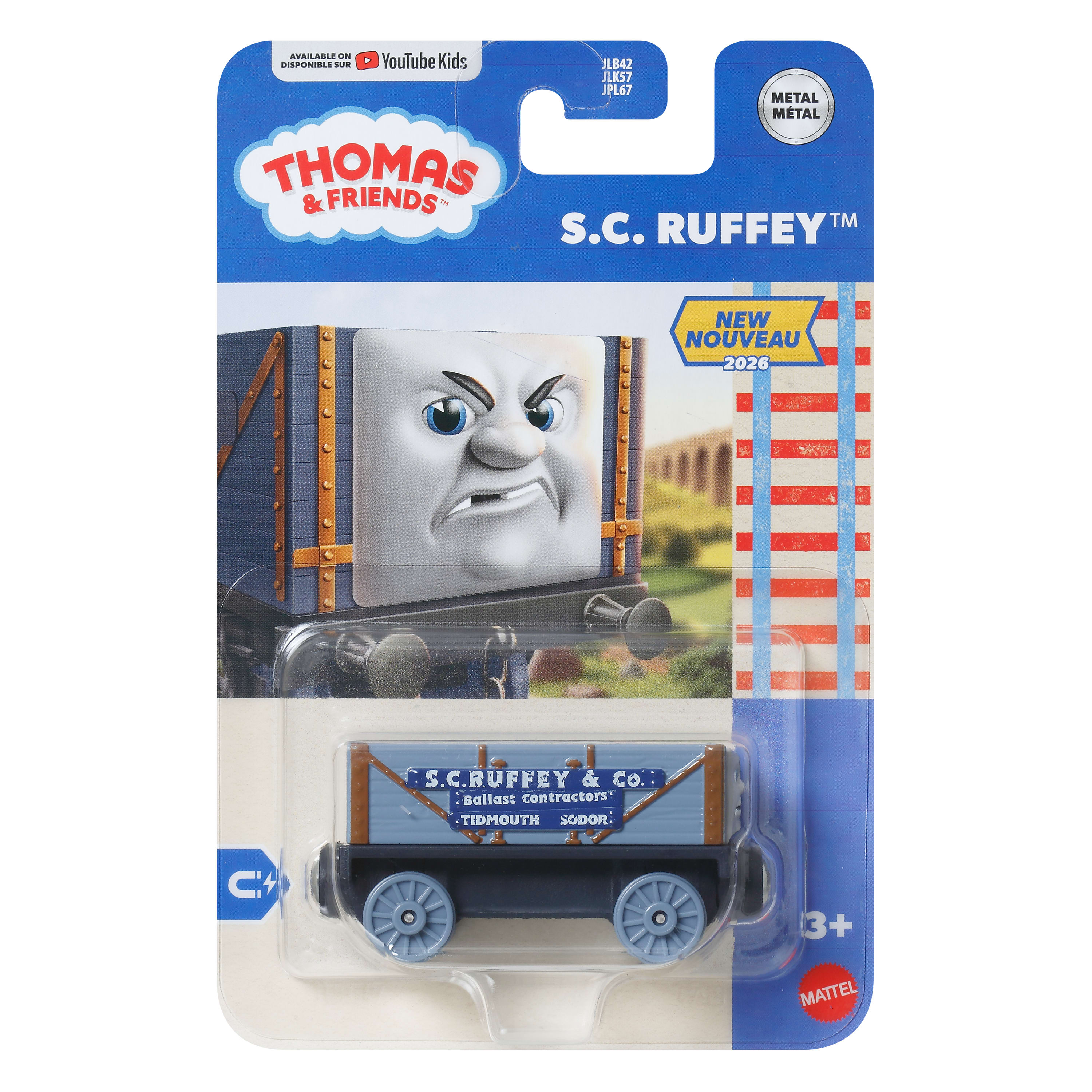 S.C. Ruffey Easy Connect Die-Cast Push-Along Wagon
