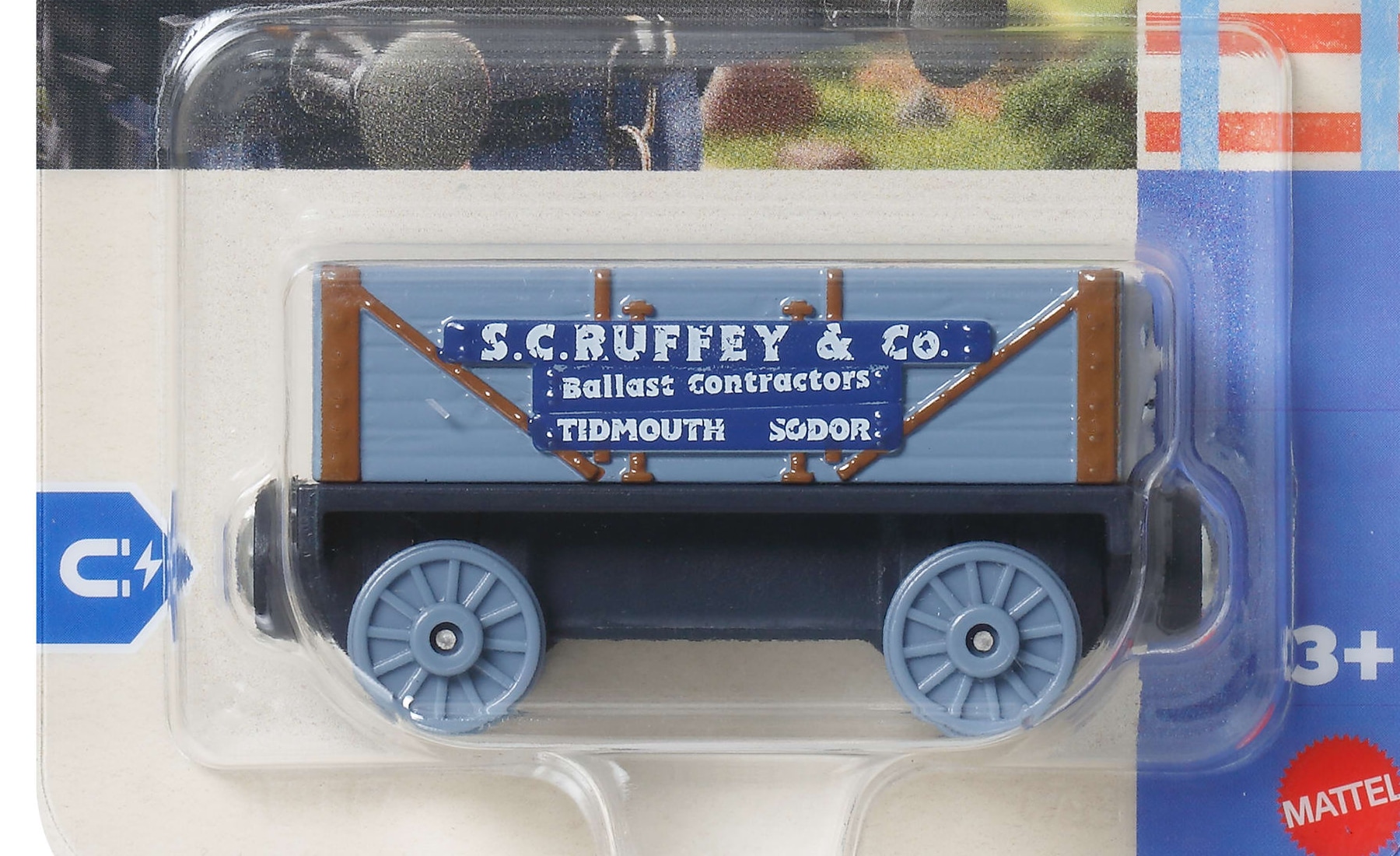 S.C. Ruffey Easy Connect Die-Cast Push-Along Wagon — productfoto 2