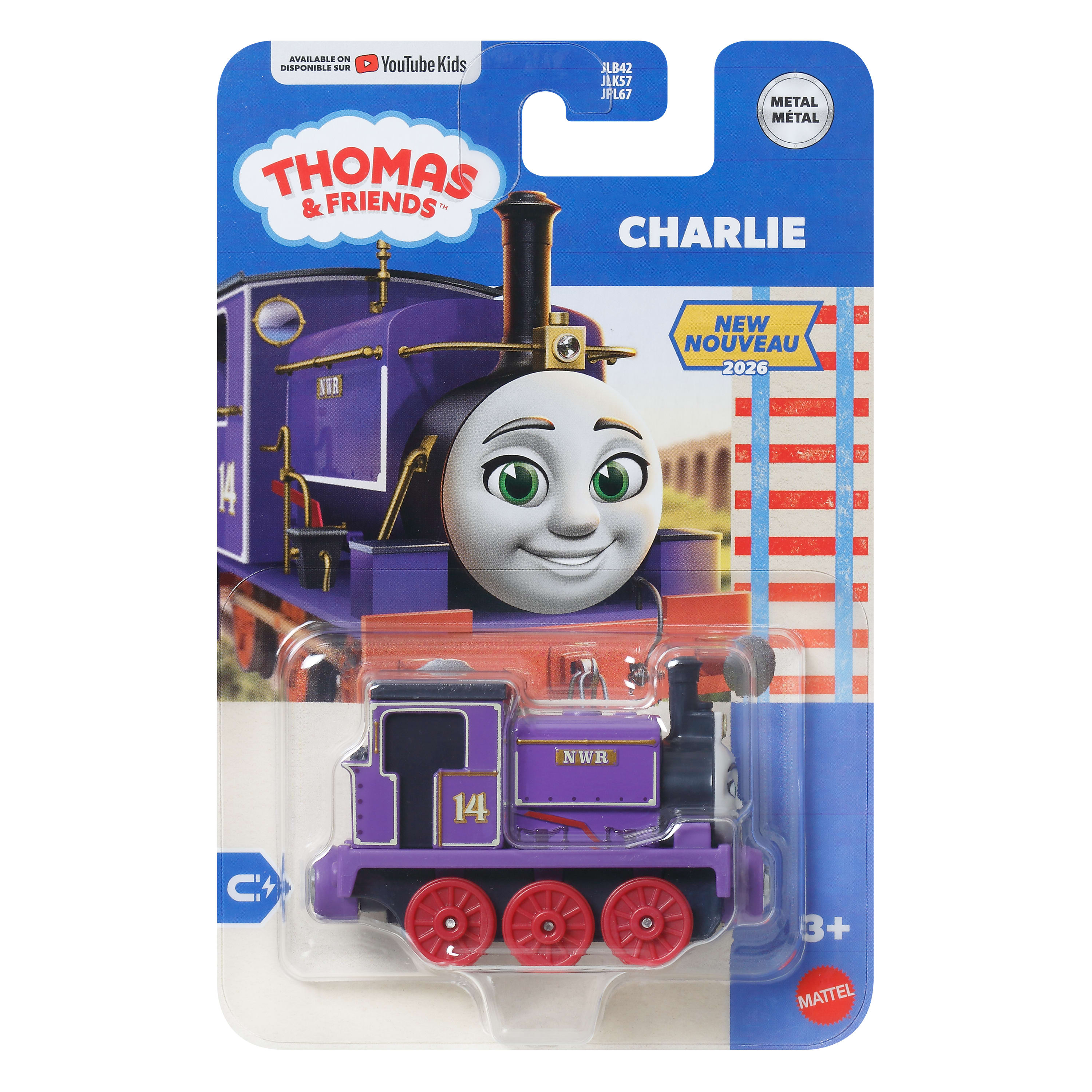 Charlie Easy Connect Die-Cast Push-Along Engine