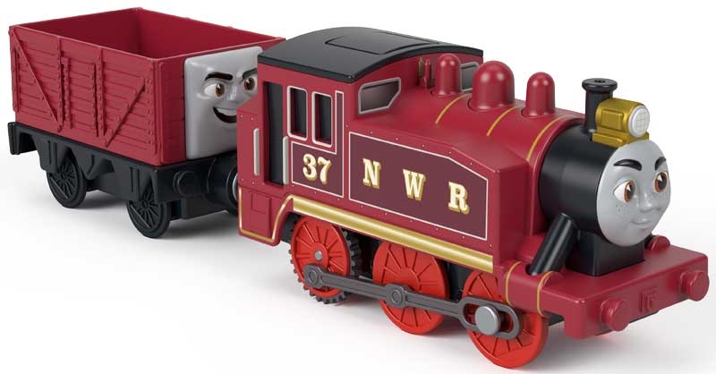 Rosie mit Frechem Wagen Motorisierte Lokomotive