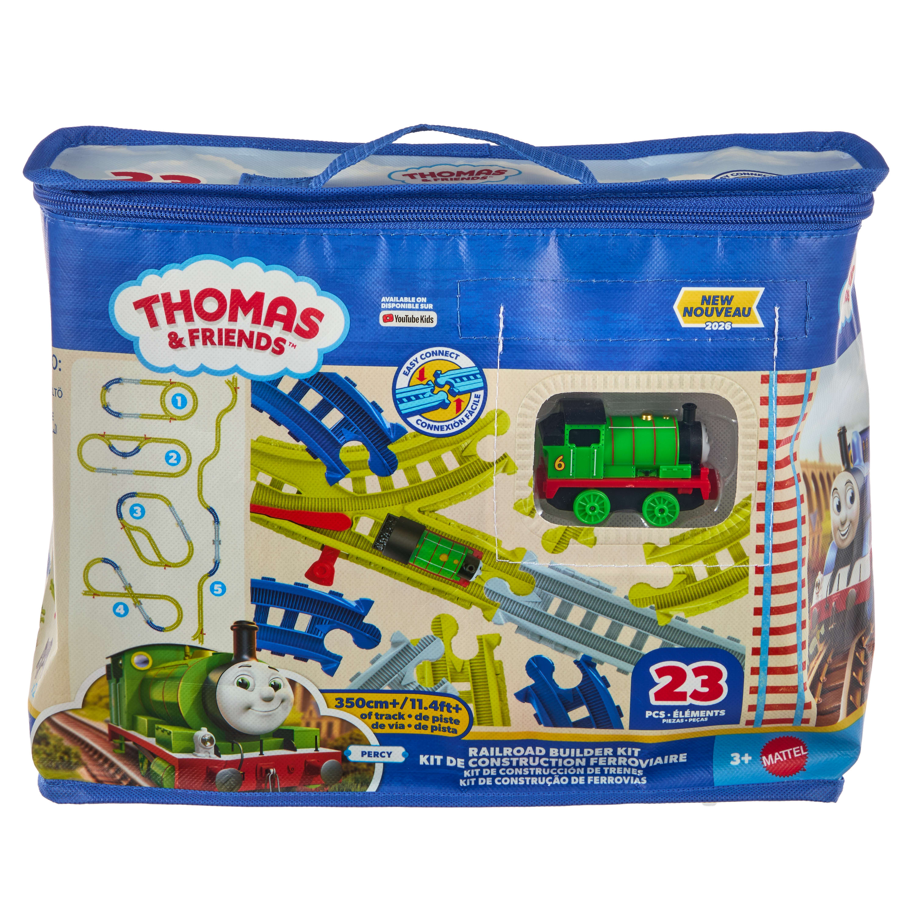 Thomas & Friends Railroad Builder Kit – 23 Pieces with Percy