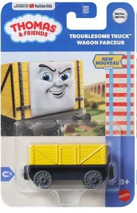 Frecher Wagen - Kleine Metall-Lokomotive