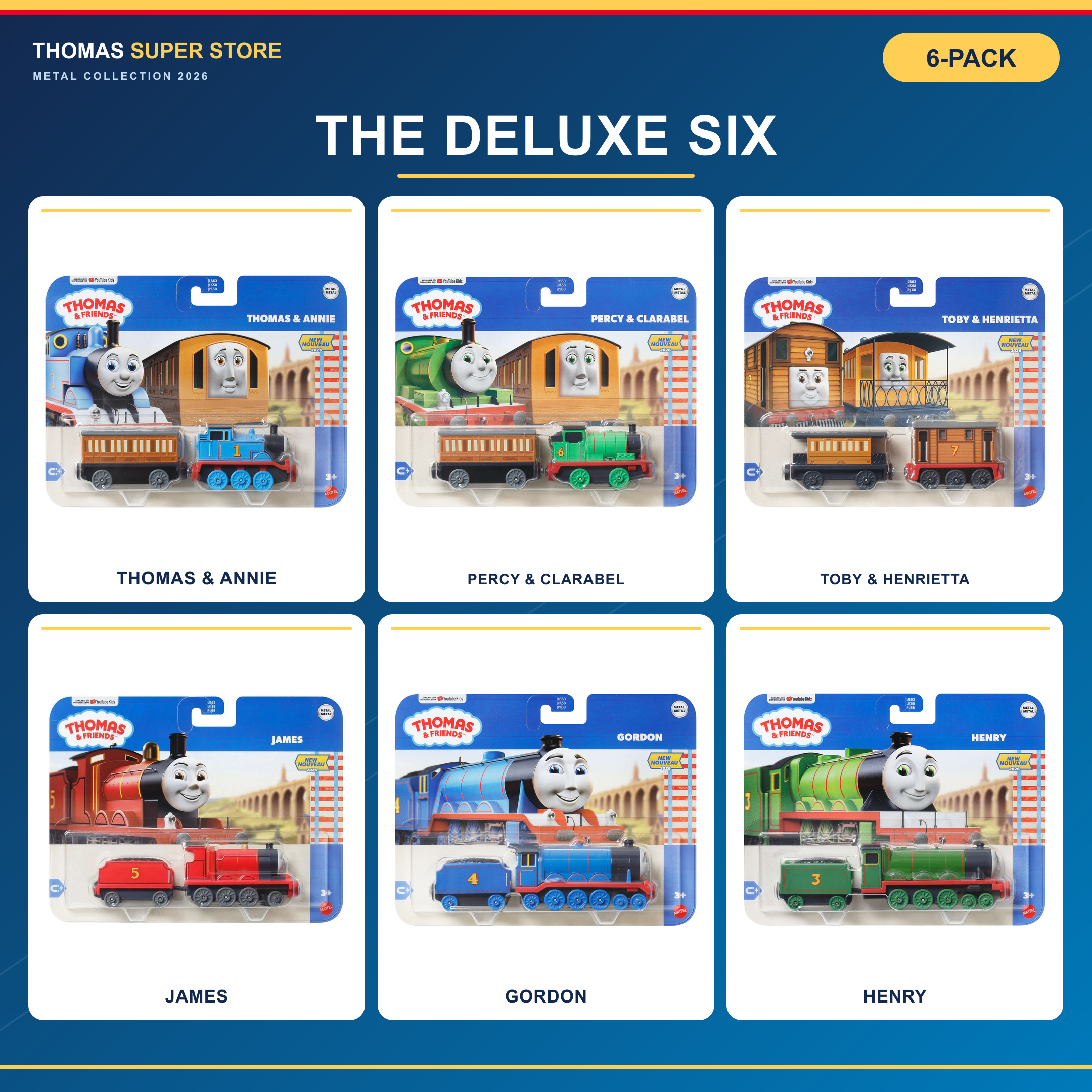 Die Deluxe Sechs – Metal Collection 2026 Bundle — productfoto 2