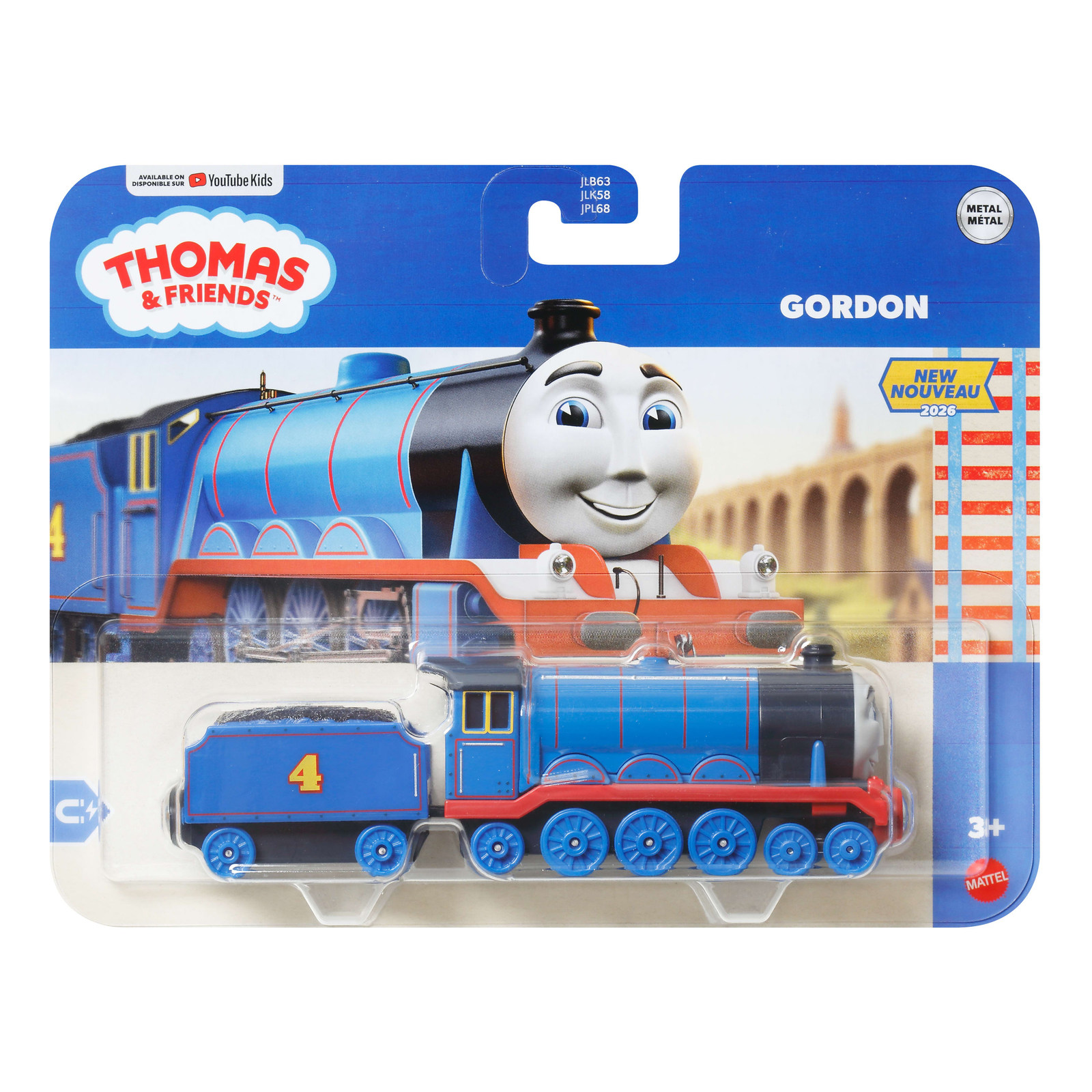 Gordon uit de Thomas & Friends Metal Collection 2026 in de originele verpakking