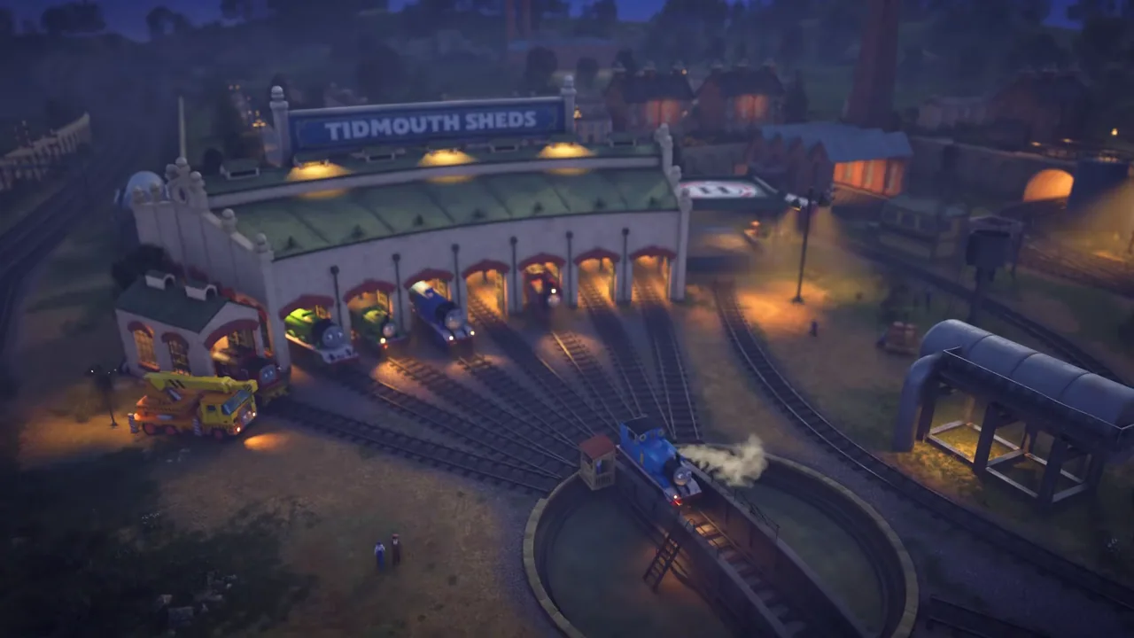 Tidmouth Sheds at dusk