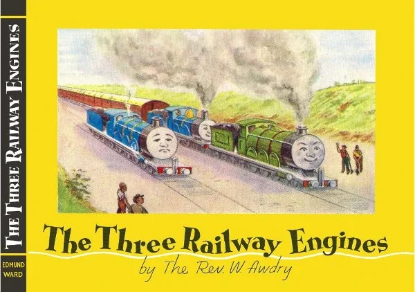 Originele dustcover van The Three Railway Engines