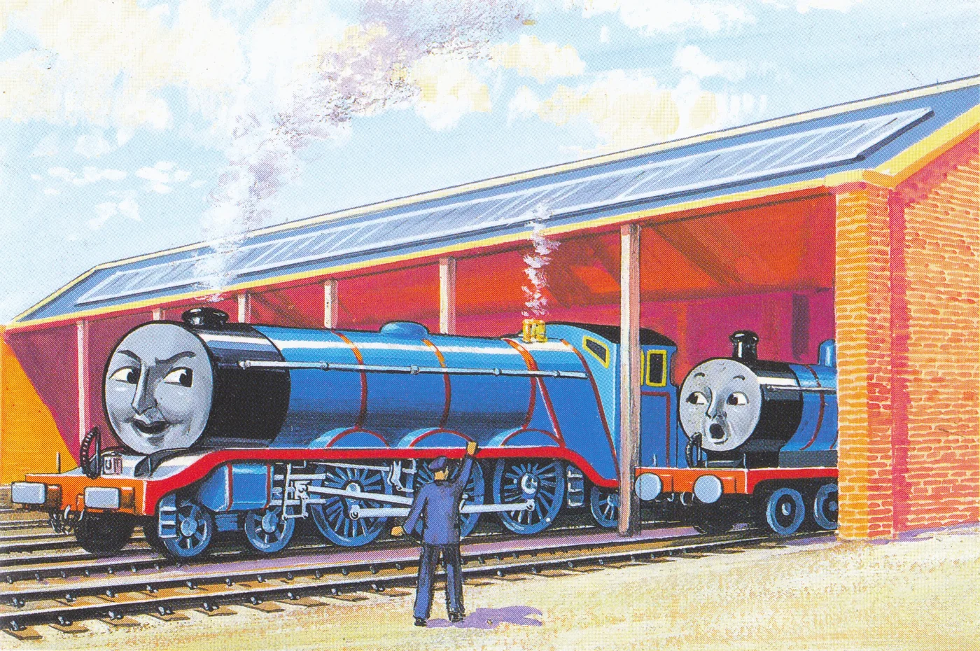 Railway Series illustratie Edward and Gordon