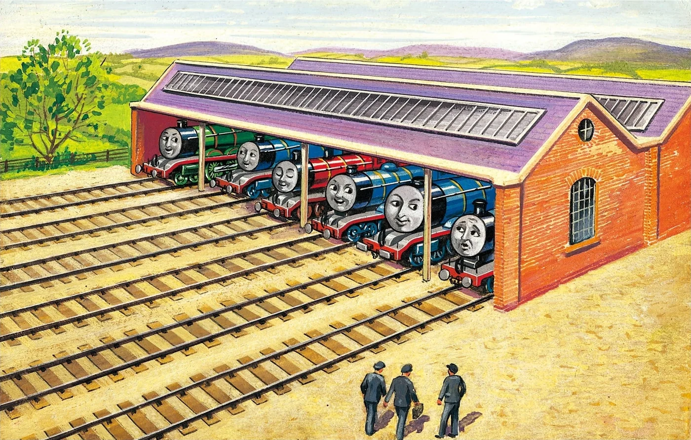 Edward's Day Out Railway Series illustratie