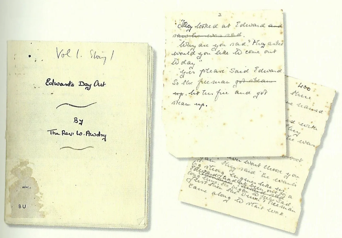 Edward's Day Out original manuscript pages