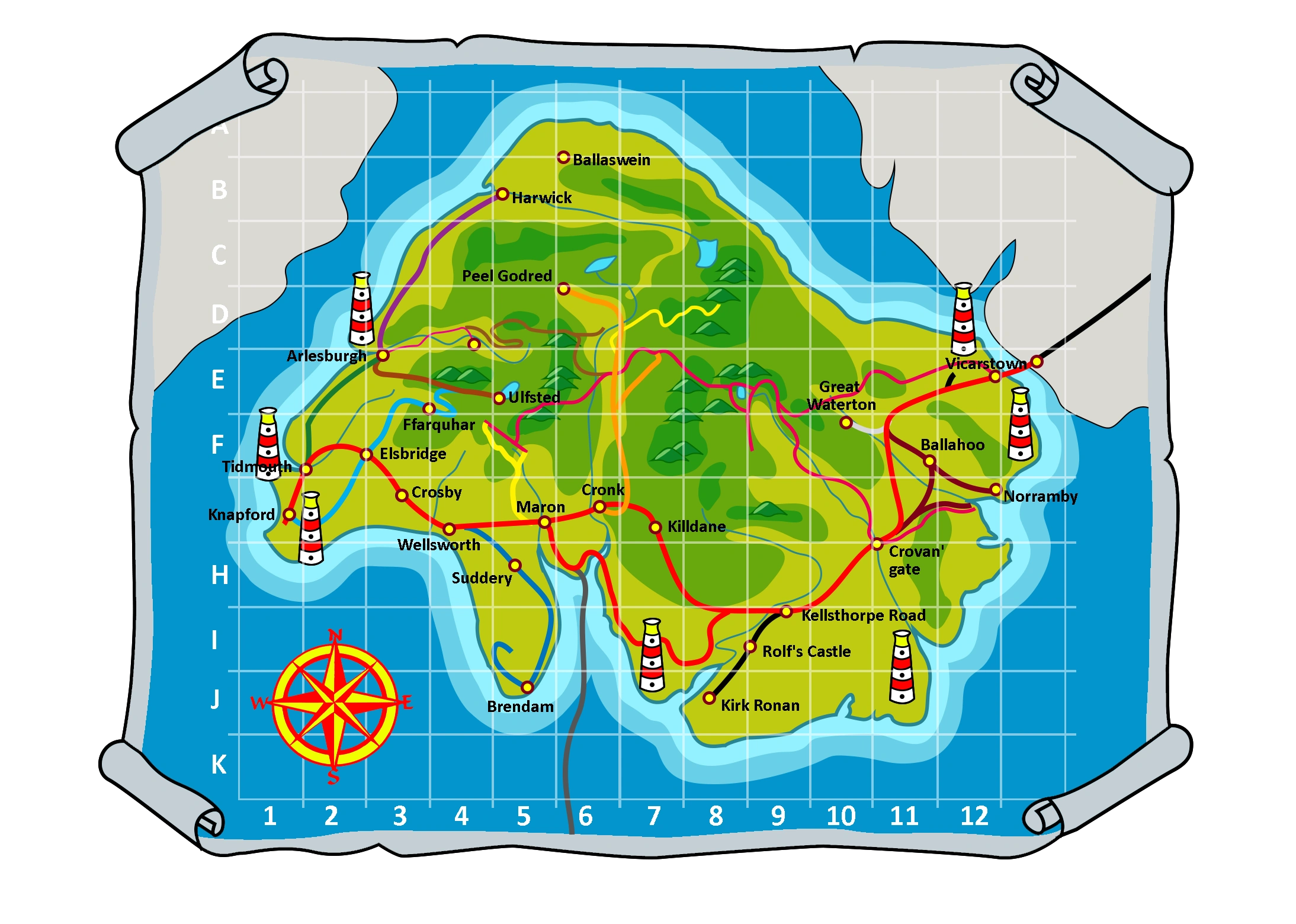 Erkunde die Insel Sodor